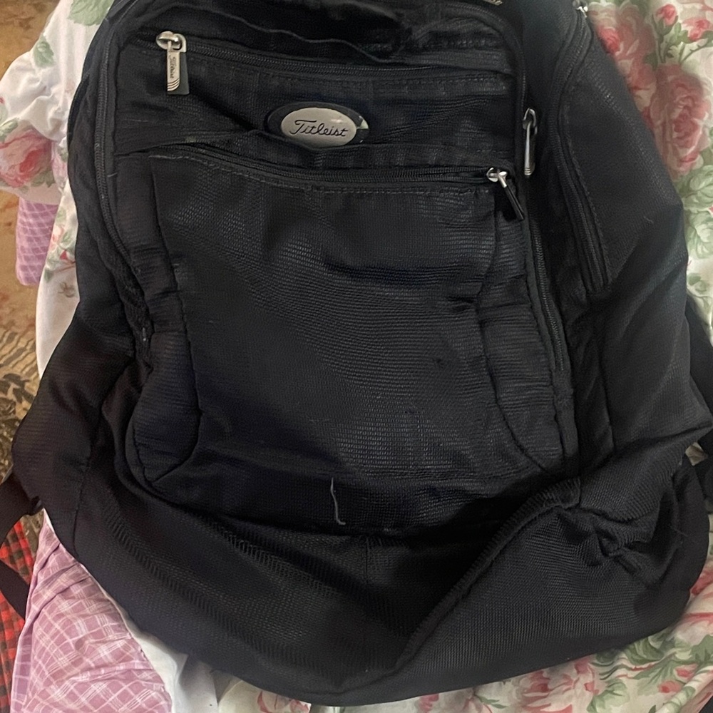 AsisTitleist Men's Black Backpack